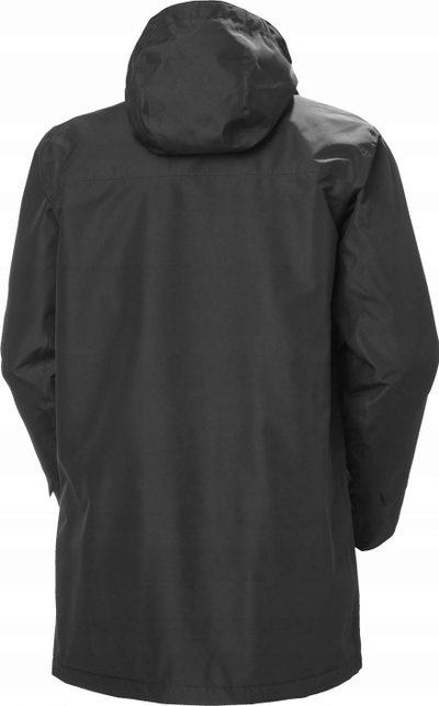 Xhaketë e gjatë Helly Hansen Dubliner Insulated për burra, e zezë, që s’e kap uji