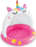 Pishinë me frymë për bebe Intex Caticorn 58438NP, diametër 102 cm, me tendë, rozë
