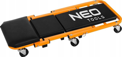 Shtrat pune dhe stol NEO Tools 11-601-1, 2 në 1, me rrota, i zi