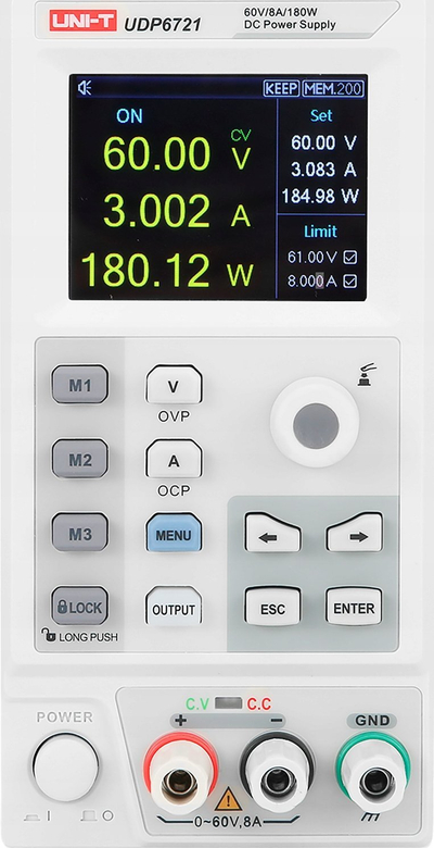 Furnizim laboratorik programues Uni-T UDP6721, 0-60V, 8A, 180W