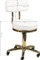 Козметичка столица Activeshop GOLD AM-961, ротирачка, бела