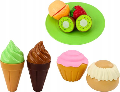 Set kuzhine për fëmijë LEAN Toys Gourmet, 26 elemente, shumëngjyrësh