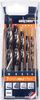 Set stërvilash druri Alpen PTM 5 Profi Holz, 5 copë, 4-10mm, metalik