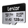Kartë memorie microSD Lexar Silver Plus, 128GB, V30 UHS-I, paketim 2 copë, argjendtë