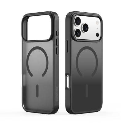 Mbulese telefoni Dux Ducis Yind për iPhone 17 Pro, me MagSafe, polikarbonat TPU, e zezë