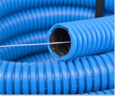 Tub fleksibël i korrogat Arot FLEX, 32mm, 25m, blu
