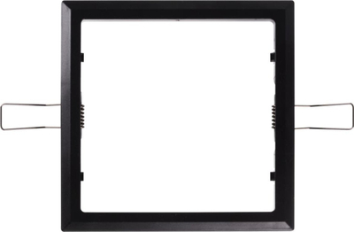 Kornizë montimi Intelight STARLED QUAD, për panel LED katror, montim i fshehtë, e zezë