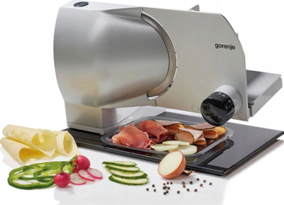 Prerëse universale Gorenje R902A, teh inoksi 2 në 1, trashësi prerjeje deri 15mm, gri