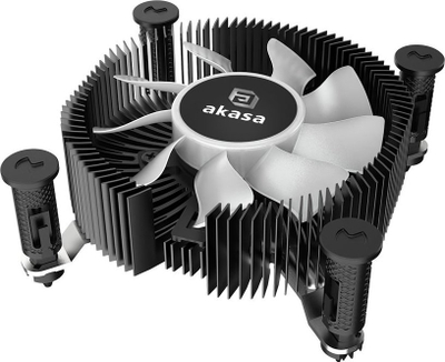Ftohës CPU Akasa Vegas Chroma ILG, low profile, ventilator 75mm PWM, me drita RGB