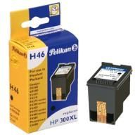 Kartutë boje Pelikan H46, në vend të HP 300XL, 21ml, e zezë