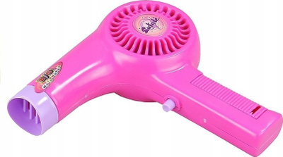 Set lodrash bukurie për goca Girls Beauty Kit, tharëse flokësh me bateri, aksesorë flokësh, rozë