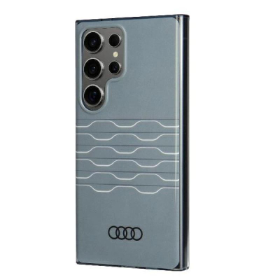 Mbulesë telefoni Audi IML Geometric, për Samsung Galaxy S24 Ultra, TPU edhe polikarbonat, gri
