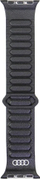 Rrip për Apple Watch Audi Logo Genuine Leather Magnetic, 40 41 42mm, lëkurë e vërtetë, i zi