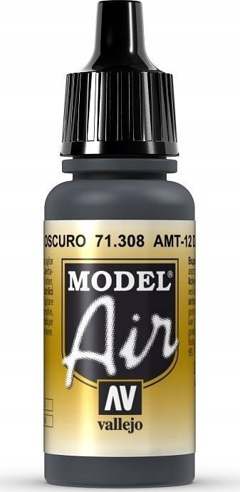 Bojë akrilike Vallejo Model Air AMT 12, mat, gri e errët, 17ml