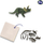 Set gërmimi dinosaurësh SES Creative 2 në 1 Triceratops, skelet dinosauri, për kalamaj