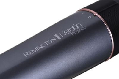 Furçë rrotulluese flokësh Remington AS8810 Keratin Protect, ajër i ngrohtë, 2 koka, gri rozë metalike