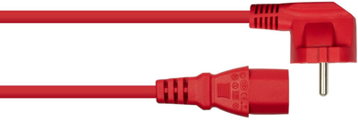 Kabllo rryme Kabelmeister Type E+F, 1m, prizë 90°, e kuqe