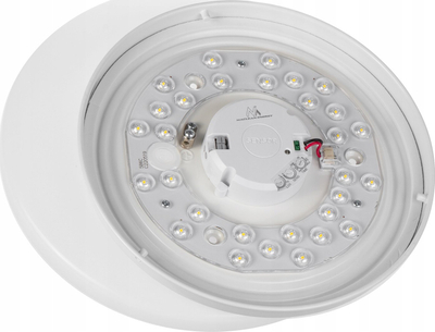 Llambë tavani LED Maclean MCE347, 12W, me sensor lëvizjeje edhe muzgut, e bardhë