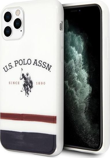 Mbrojtëse U.S. Polo ASSN për iPhone 11 Pro Max, e bardhë