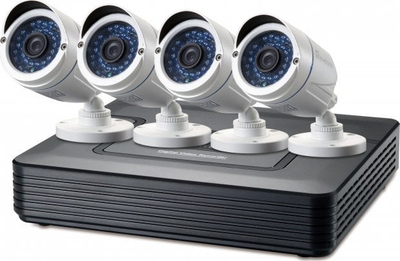 Комплет за безбедност LevelOne DSK-8001, 8 канали, IP66, со кабли