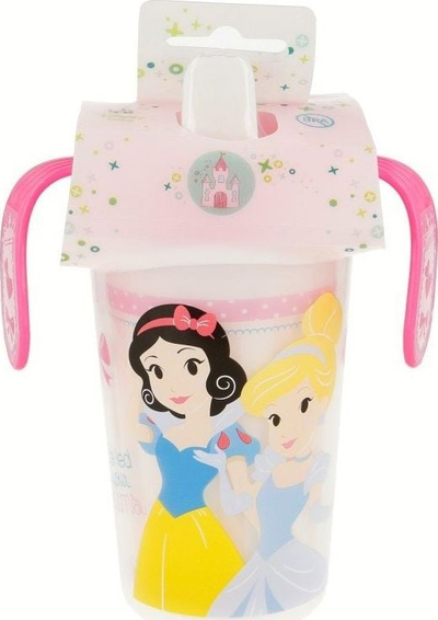 Чаша за деца Gotja Princess Cup With Spout, 320ml, со пијавка, розова