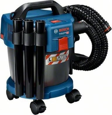Fshesë industriale me bateri Bosch GAS 18V-10 L, 18V, depozitë 6L, blu