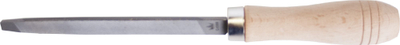 Lime trekëndore për sharrë Richmann C4980, 125mm, me dorezë druri, për metal