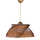 Llambë tavani dru+bamboo Ø36×65 cm (HM7358)