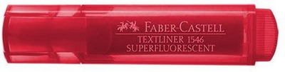 Nënvizues superfluoreshent Faber-Castell 1546, i kuq