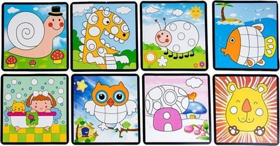 Set kreativ me letër Jokomisiada Numbers Make a Picture, edukativ, 3+