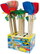 Set lodrash kopshti Lena Happy Sand 05498, 24 pjesë, doreza druri, me shumë ngjyra