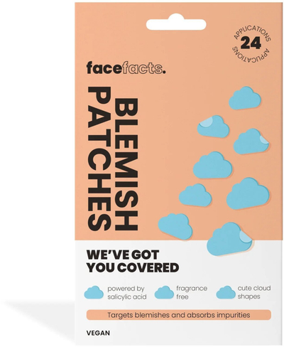 Фластери за акни Face Facts Little Clouds, против неправилности, со салицилна киселина