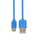 Kabllo USB iBOX IKUMTCB, USB A në USB C, 1 m, blu