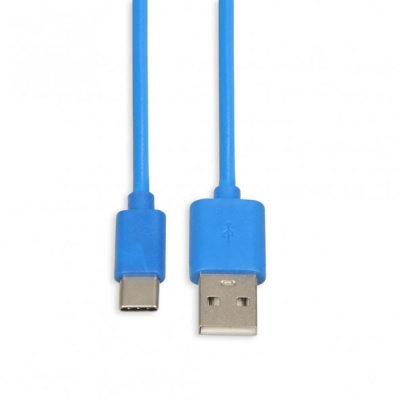 Kabllo USB iBOX IKUMTCB, USB A në USB C, 1 m, blu