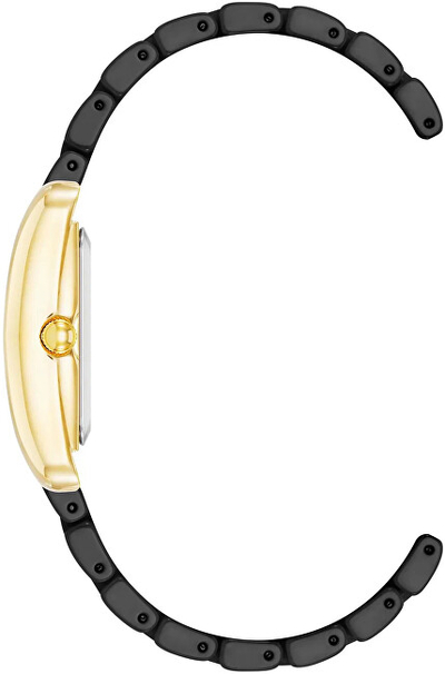 Orë dore për femra Anne Klein AK/5022GPBK, e zezë