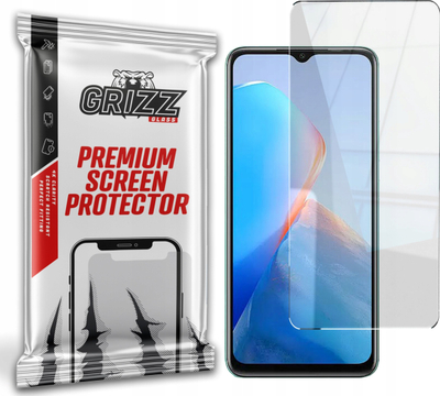 Xham mbrojtës hibrid GrizzGlass HybridGlass për Infinix Smart 7 HD, transparencë e lartë, aplikim i lehtë, transparent