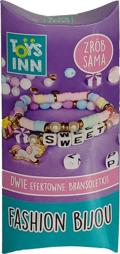 Set kreativ me rruaza STNUX Fashion Bijou Sweet 8349, për byzylykë, shumëngjyrësh