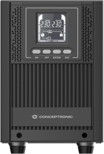 UPS Conceptronic ZEUS52ES2K, 2000VA 1800W, online tower, dalje Schuko