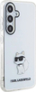 Mbulesë telefoni Karl Lagerfeld KLHCS24MHNCHTCT, Samsung Galaxy S24 Plus, hardcase transparent, dizajn Choupette