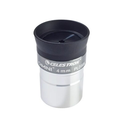 Okular teleskopi Celestron Omni, 4mm, metalike, e argjendtë