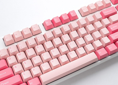 Tastierë Ducky One 3, Cherry MX Blue, RGB, rozë