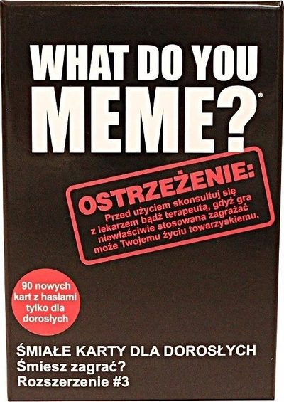 Lojë tavoline EPEE What Are You Meme ing Extra Pack Nr. 3, zgjerim për të rritur