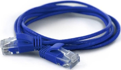 Kabllo rrjeti Wantec 7242, Cat6a U UTP, 0.5m, blu