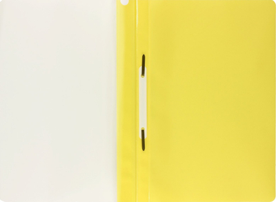 Dosje varëse APLI Soft Yellow PP A4, kapak transparent, e verdhë