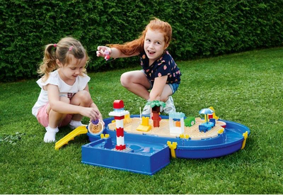 Lodër ujore dhe rëre Big Waterplay Holiday Peppa Pig, pistë uji, për fëmijë 3+