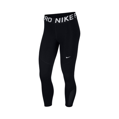 Pantallona legjins Nike Pro Kids për goca, 3/4, material elastik, të zeza