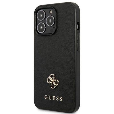 Futrollë Guess GUHCP13LPS4MK për iPhone 13 6.1\", e zezë