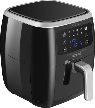 Фритеза со жежок воздух ECG AF 6000, 7L, 1800W, црна