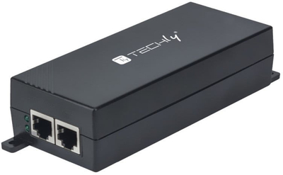 Injektor rrjeti PoE+ Gigabit High Performance, 30W, 100m, ngjyrë e zezë
