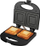 Toaster sanduiçesh ECG S 3172, 750W, me pllaka mos-ngjitëse, i zi me inox